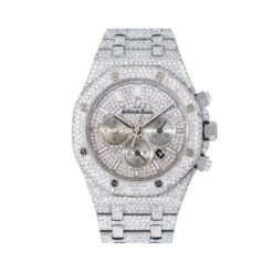 42mm Iced Out Audemars Piguet Royal Oak Chronograph Men's Diamond Watch 26320
