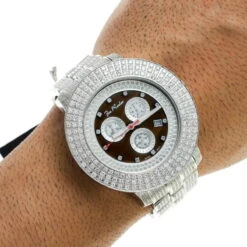 Iced Out Joe Rodeo Pilot Diamond Watch 11ct -Urban Jewels Shop iced out watches joe rodeo pilot diamond watch 11ct p 9274 bod2