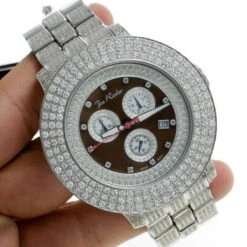 Iced Out Joe Rodeo Pilot Diamond Watch 11ct -Urban Jewels Shop iced out watches joe rodeo pilot diamond watch 11ct p 9274 bod3