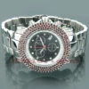 Iced Out Joe Rodeo Red Diamond Watch 8.75ct