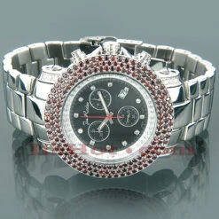 Iced Out Joe Rodeo Red Diamond Watch 8.75ct