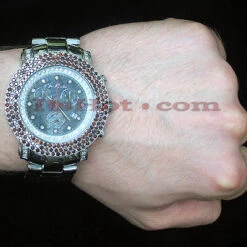 Iced Out Joe Rodeo Red Diamond Watch 8.75ct 6 Iced Out Joe Rodeo Red Diamond Watch 8.75ct -Urban Jewels Shop iced out watches joe rodeo red diamond watch 875ct p 9013bod