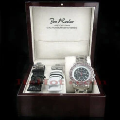 Iced Out Joe Rodeo Red Diamond Watch 8.75ct 7 Iced Out Joe Rodeo Red Diamond Watch 8.75ct -Urban Jewels Shop iced out watches joe rodeo red diamond watch 875ct p 9013box