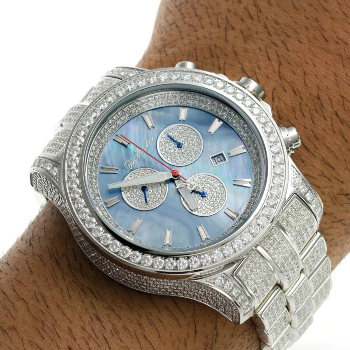 Iced Out Men's Joe Rodeo Diamond Watch 26.70ct 6 Iced Out Men's Joe Rodeo Diamond Watch 26.70ct - Image 6