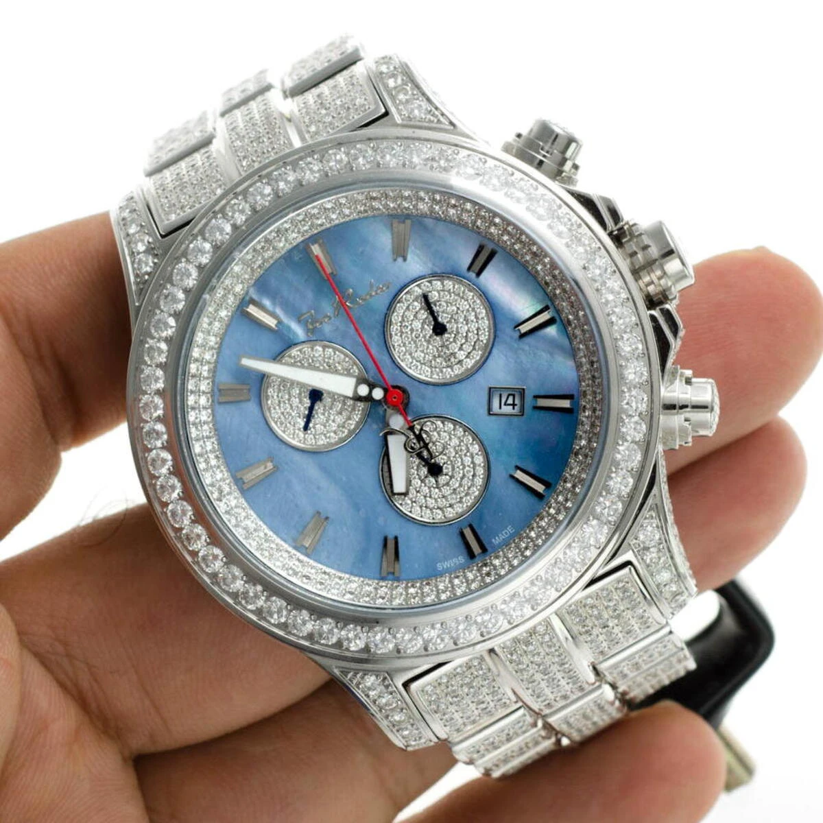 Iced Out Men's Joe Rodeo Diamond Watch 26.70ct 7 Iced Out Men's Joe Rodeo Diamond Watch 26.70ct - Image 7