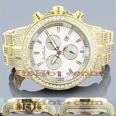 Iced Out Men's Joe Rodeo Watch 26.7ct Yellow 2 Iced Out Men's Joe Rodeo Watch 26.7ct Yellow - Image 2