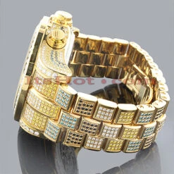 Iced Out Men's Joe Rodeo Watch 26.7ct Yellow 13 Iced Out Men's Joe Rodeo Watch 26.7ct Yellow -Urban Jewels Shop iced out watches mens joe rodeo watch 267ct yellow p 35652back