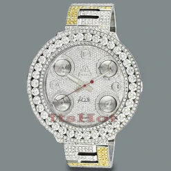 Jacob And Co Five Time Zone Men's Diamond Watch 34ct