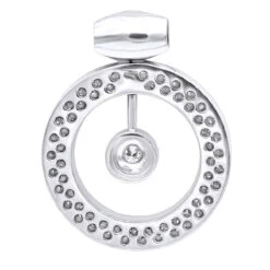 14K White Gold Large Round Shape Diamond Circle Pendant For Women 5.25CT Luxurman 15 14K White Gold Large Round Shape Diamond Circle Pendant For Women 5.25CT Luxurman -Urban Jewels Shop jewelry 14k gold large round shape diamond circle pendant for women 525ct luxurman backwh