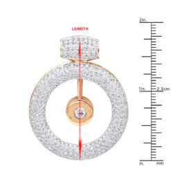 14K White Gold Large Round Shape Diamond Circle Pendant For Women 5.25CT Luxurman 23 14K White Gold Large Round Shape Diamond Circle Pendant For Women 5.25CT Luxurman -Urban Jewels Shop jewelry 14k gold large round shape diamond circle pendant for women 525ct luxurman rulerro