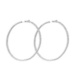 2.5 Inch Inside Out Diamond Hoop Earrings For Women 5 Carat VS Diamonds 14K Yellow Gold 15 2.5 Inch Inside Out Diamond Hoop Earrings For Women 5 Carat VS Diamonds 14K Yellow Gold -Urban Jewels Shop jewelry 25 inch inside out diamond hoop earrings for women 5 carat vs diamonds 14k gold 001285 backwh 1