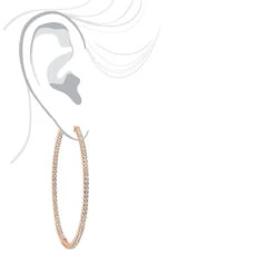 2.5 Inch Inside Out Diamond Hoop Earrings For Women 5 Carat VS Diamonds 14K Yellow Gold 20 2.5 Inch Inside Out Diamond Hoop Earrings For Women 5 Carat VS Diamonds 14K Yellow Gold -Urban Jewels Shop jewelry 25 inch inside out diamond hoop earrings for women 5 carat vs diamonds 14k gold 001285 bodro 1