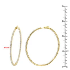2.5 Inch Inside Out Diamond Hoop Earrings For Women 5 Carat VS Diamonds 14K Yellow Gold 22 2.5 Inch Inside Out Diamond Hoop Earrings For Women 5 Carat VS Diamonds 14K Yellow Gold -Urban Jewels Shop jewelry 25 inch inside out diamond hoop earrings for women 5 carat vs diamonds 14k gold 001285 rulerye 1