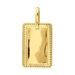 Engravable 2 Carat Black And White Diamond Dog Tag Pendant For Men 14K White Gold 12 Engravable 2 Carat Black And White Diamond Dog Tag Pendant For Men 14K White Gold -Urban Jewels Shop jewelry engravable 2 carat black and white diamond dog tag pendant for men 14k gold 000868 backye 1