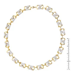 Luxurman Unique 14K Yellow Gold Pave Diamond Necklace For Women 12.9ct -Urban Jewels Shop jewelry luxurman unique 14k gold pave diamond necklace for women 129ct rulerye