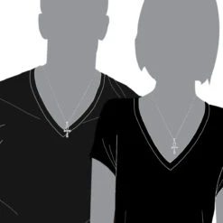 Small Egyptian Ankh Diamond Cross Pendant 14K White Gold Symbol Of Life 0.2ct -Urban Jewels Shop jewelry small egyptian ankh diamond cross pendant in 14k gold symbol of life 02ct bodwh