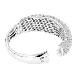 Unique Designer Diamond Bangle Bracelet For Women 12ct 14K White Gold 8 Unique Designer Diamond Bangle Bracelet For Women 12ct 14K White Gold -Urban Jewels Shop jewelry unique designer diamond bangle bracelet for women 12ct in 14k gold backwh