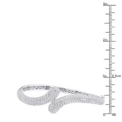 Women's Diamond Snakes Bangle Bracelet 18K White Gold By Joe Rodeo 6.44Ct 15 Women's Diamond Snakes Bangle Bracelet 18K White Gold By Joe Rodeo 6.44Ct -Urban Jewels Shop jewelry womens diamond snakes bangle bracelet 18k gold by joe rodeo 644ct rulerwh