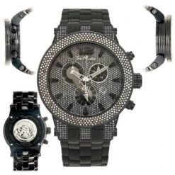 Joe Rodeo Broadway Men's Diamond Watch 5.0 Ct -Urban Jewels Shop joe rodeo broadway mens diamond watch 50 ct main2