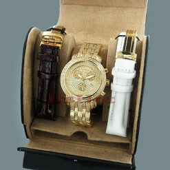 Joe Rodeo Classic Men's Diamond Watch 3.75ct Yellow -Urban Jewels Shop joe rodeo classic mens diamond watch 375ct yellow p 8499box