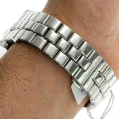 Joe Rodeo Diamond Men's Master Pilot 7.20ct Watch -Urban Jewels Shop joe rodeo diamond watches mens master pilot 720ct p 35658 back2