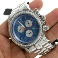 Joe Rodeo Diamond Men's Master Pilot 7.20ct Watch -Urban Jewels Shop joe rodeo diamond watches mens master pilot 720ct p 35658 bod3