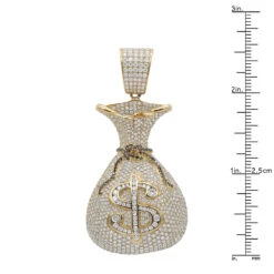 Joe Rodeo Hip Hop 14K Yellow Gold Diamond Money Bag Pendant For Men 13ct 15 Joe Rodeo Hip Hop 14K Yellow Gold Diamond Money Bag Pendant For Men 13ct -Urban Jewels Shop joe rodeo hip hop jewelry solid 14k gold diamond money bag pendant for men 13ct 890953 rulerye