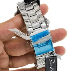 Oversized Joe Rodeo Junior Fully Iced Out Diamond Watch For Men 21ct -Urban Jewels Shop joe rodeo junior fully iced out diamond watch 21ct p 8716 back2