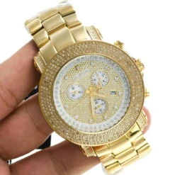 Joe Rodeo Junior Men's Diamond Watch 3.3ct Yellow Gold Plated -Urban Jewels Shop joe rodeo junior mens diamond watch 33ct yellow gold plated bod3