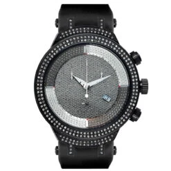 Joe Rodeo Master Diamond Watch 2.20ct Black Ceramic