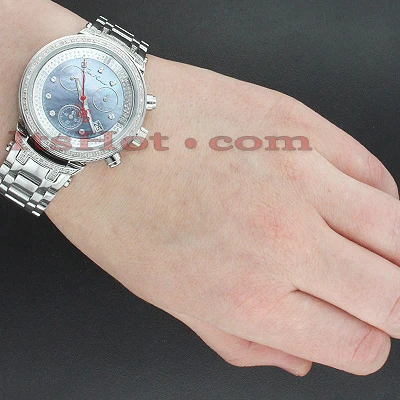 Joe Rodeo Master Diamond Women's Watch Blue MOP 0.90ct 4 Joe Rodeo Master Diamond Women's Watch Blue MOP 0.90ct - Image 4
