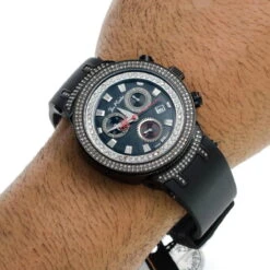 Joe Rodeo Master Men's Diamond Watch 2.20ct Black -Urban Jewels Shop joe rodeo master mens diamond watch 220ct black p 50017 bod2