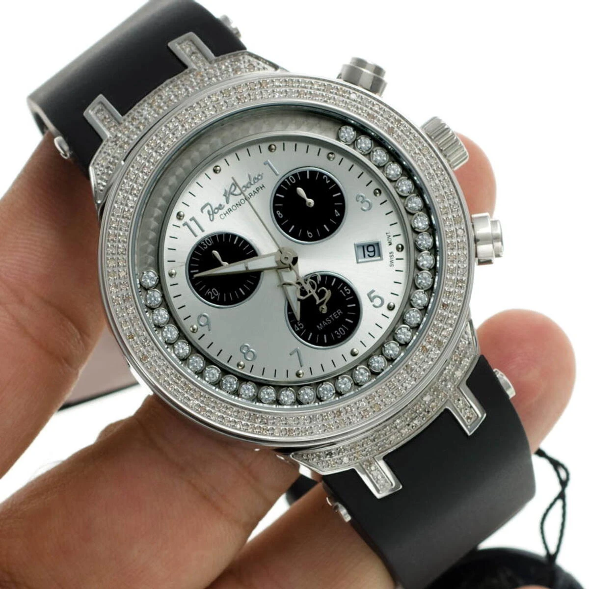 Men's Master 2.20ct Diamond Watch By Joe Rodeo 8 Men's Master 2.20ct Diamond Watch By Joe Rodeo - Image 8