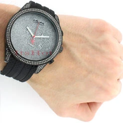 Joe Rodeo Men's Diamond Watch 2.25ct Black Empire -Urban Jewels Shop joe rodeo mens diamond watch 225ct black empire 3