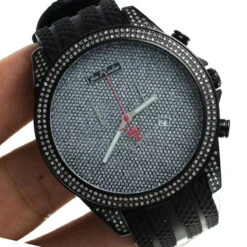 Joe Rodeo Men's Diamond Watch 2.25ct Black Empire -Urban Jewels Shop joe rodeo mens diamond watch 225ct black empire bod3