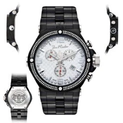 Joe Rodeo Men's Diamond Watch 2.25ct Phantom Black -Urban Jewels Shop joe rodeo mens diamond watch 225ct phantom black p 8908 main2
