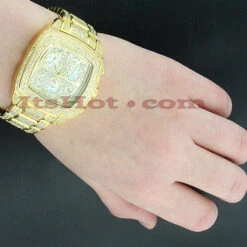 JOE RODEO Yellow Chelsea Iced Out Watch 13ct -Urban Jewels Shop joe rodeo watches chelsea iced out watch 13ct p 38749bod