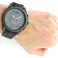 Joe Rodeo Empire Men's Diamond Watch 2.25ct Black -Urban Jewels Shop joe rodeo watches empire mens diamond watch 225ct black 3