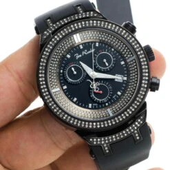 Joe Rodeo JoJo Master Watch 2.20ct Black -Urban Jewels Shop joe rodeo watches jojo master watch 220ct black p 9012 bod3
