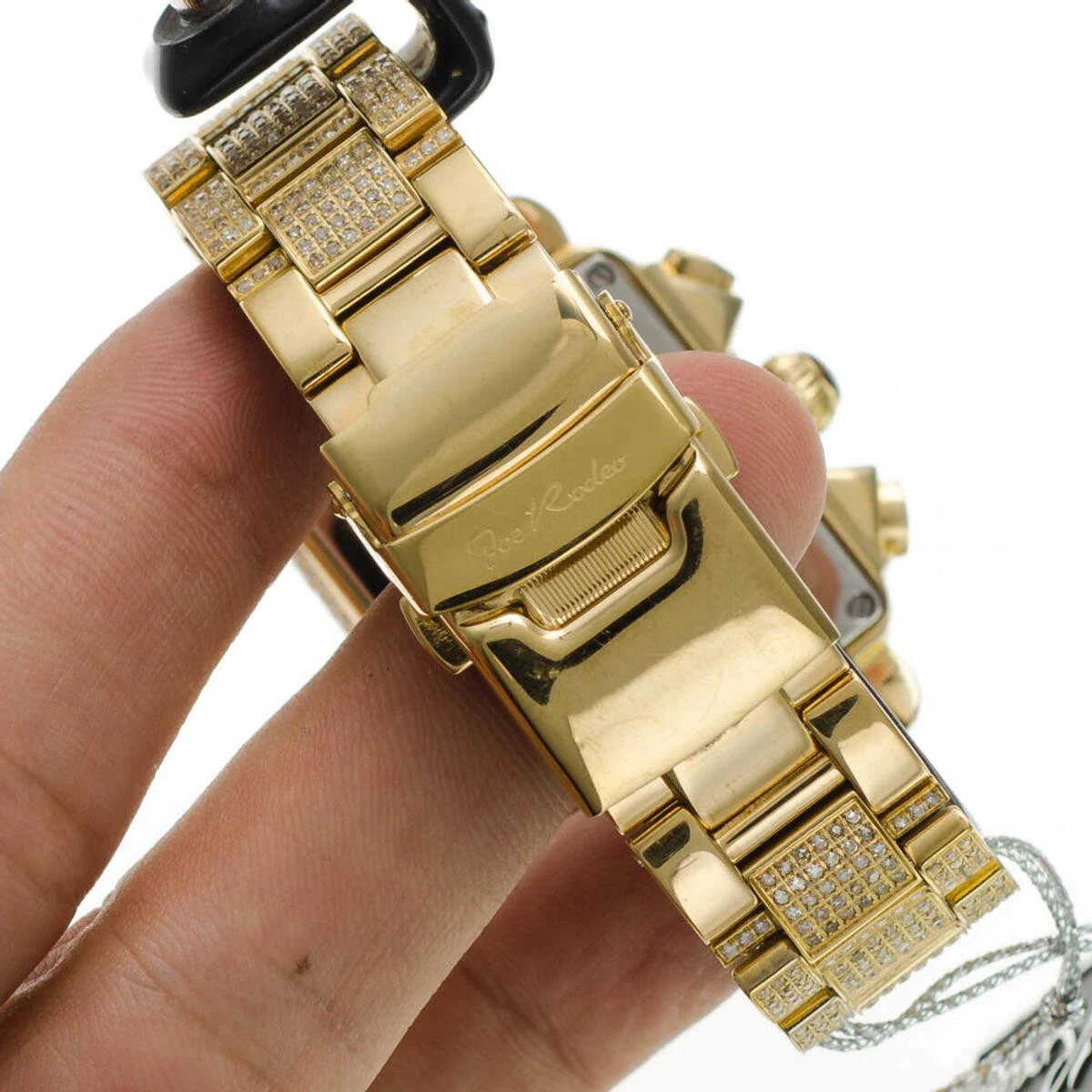 Joe Rodeo Madison Diamond Watch Yellow Gold Plated 10.25ct 9 Joe Rodeo Madison Diamond Watch Yellow Gold Plated 10.25ct - Image 9