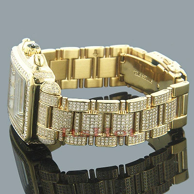 Joe Rodeo Madison Diamond Watch Yellow Gold Plated 10.25ct 2 Joe Rodeo Madison Diamond Watch Yellow Gold Plated 10.25ct - Image 2