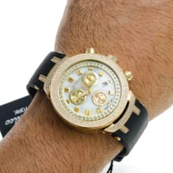 Joe Rodeo Master Men's Diamond Watch 2.20ct Yellow -Urban Jewels Shop joe rodeo watches master mens diamond watch 220ct yellow p 50016 bod2