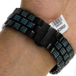 Joe Rodeo Men's Blue Diamond Watch Pilot 27.70 -Urban Jewels Shop joe rodeo watches mens blue diamond watch pilot 2770 p 8488 back2