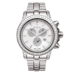 Joe Rodeo Men's 7.20Ct Diamond Watch Master Pilot W Diamond Bezel