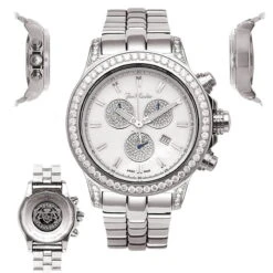 Joe Rodeo Men's 7.20Ct Diamond Watch Master Pilot W Diamond Bezel -Urban Jewels Shop joe rodeo watches mens diamond watch master pilot 720 p 35648 main2