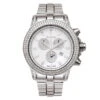 Stainless Steel Joe Rodeo Men's 7 Carat Diamond Master Pilot Watch