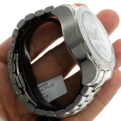 Stainless Steel Joe Rodeo Men's 7 Carat Diamond Master Pilot Watch -Urban Jewels Shop joe rodeo watches mens diamond watch master pilot 7ct p 35645 bod5