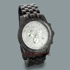 JoJino Men's Black Diamond Watch 2.25ct