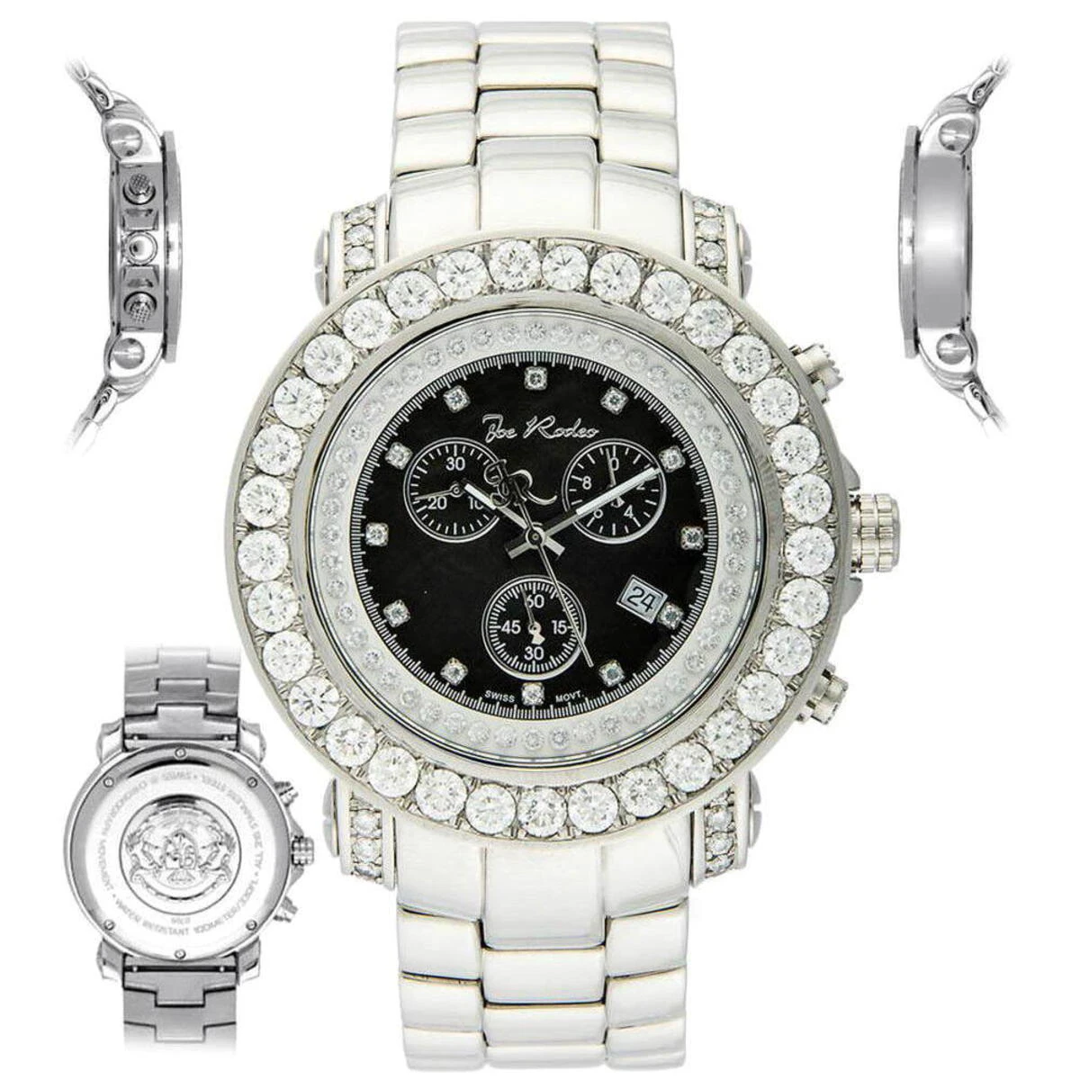 JoJo Diamond Watch Men's Joe Rodeo Junior 7ct 8 JoJo Diamond Watch Men's Joe Rodeo Junior 7ct - Image 8