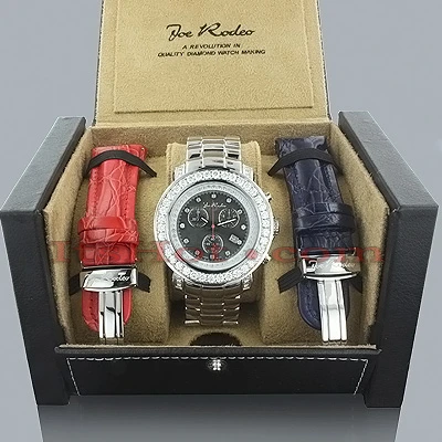 JoJo Diamond Watch Men's Joe Rodeo Junior 7ct 4 JoJo Diamond Watch Men's Joe Rodeo Junior 7ct - Image 4